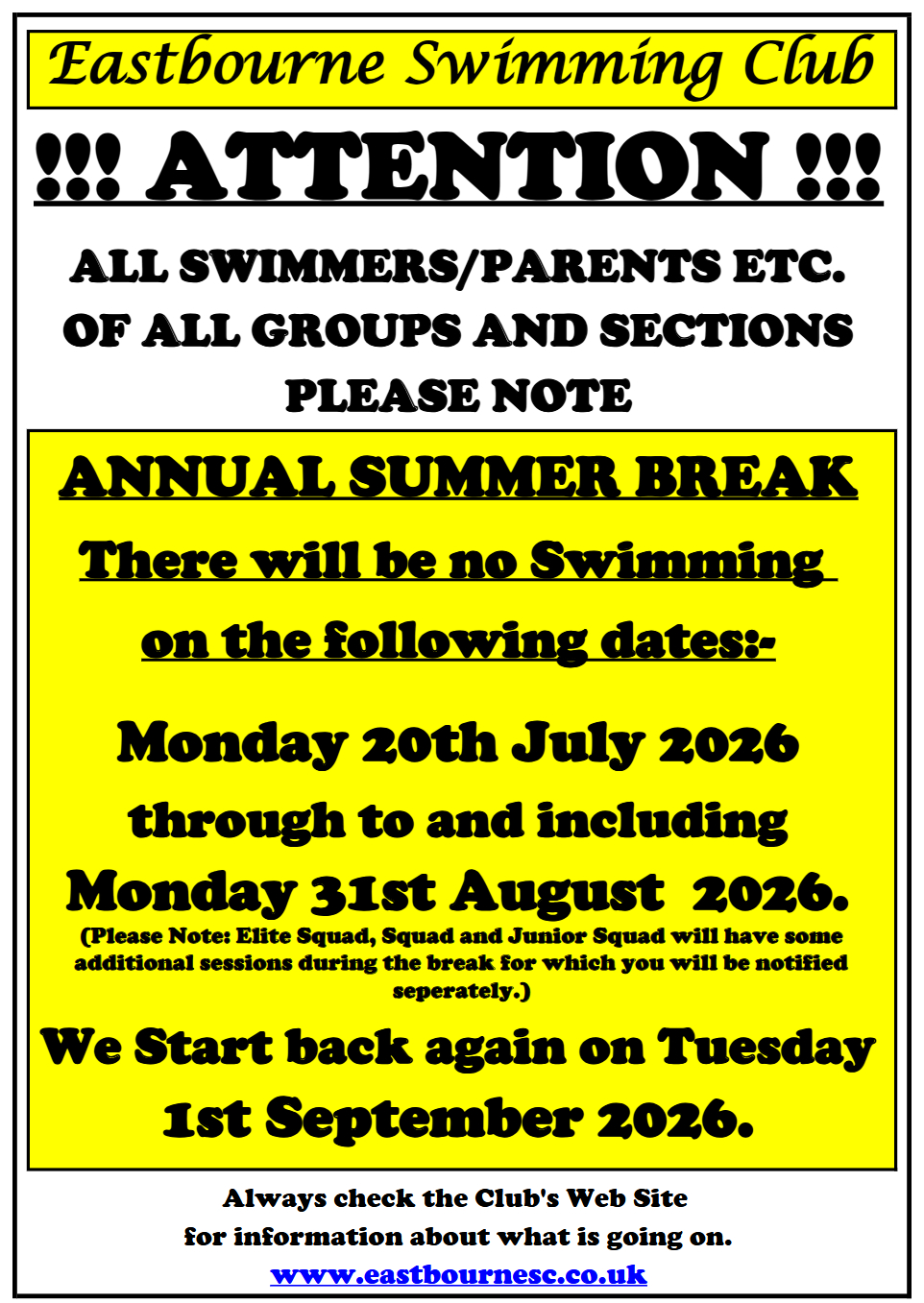 Summer Breaks